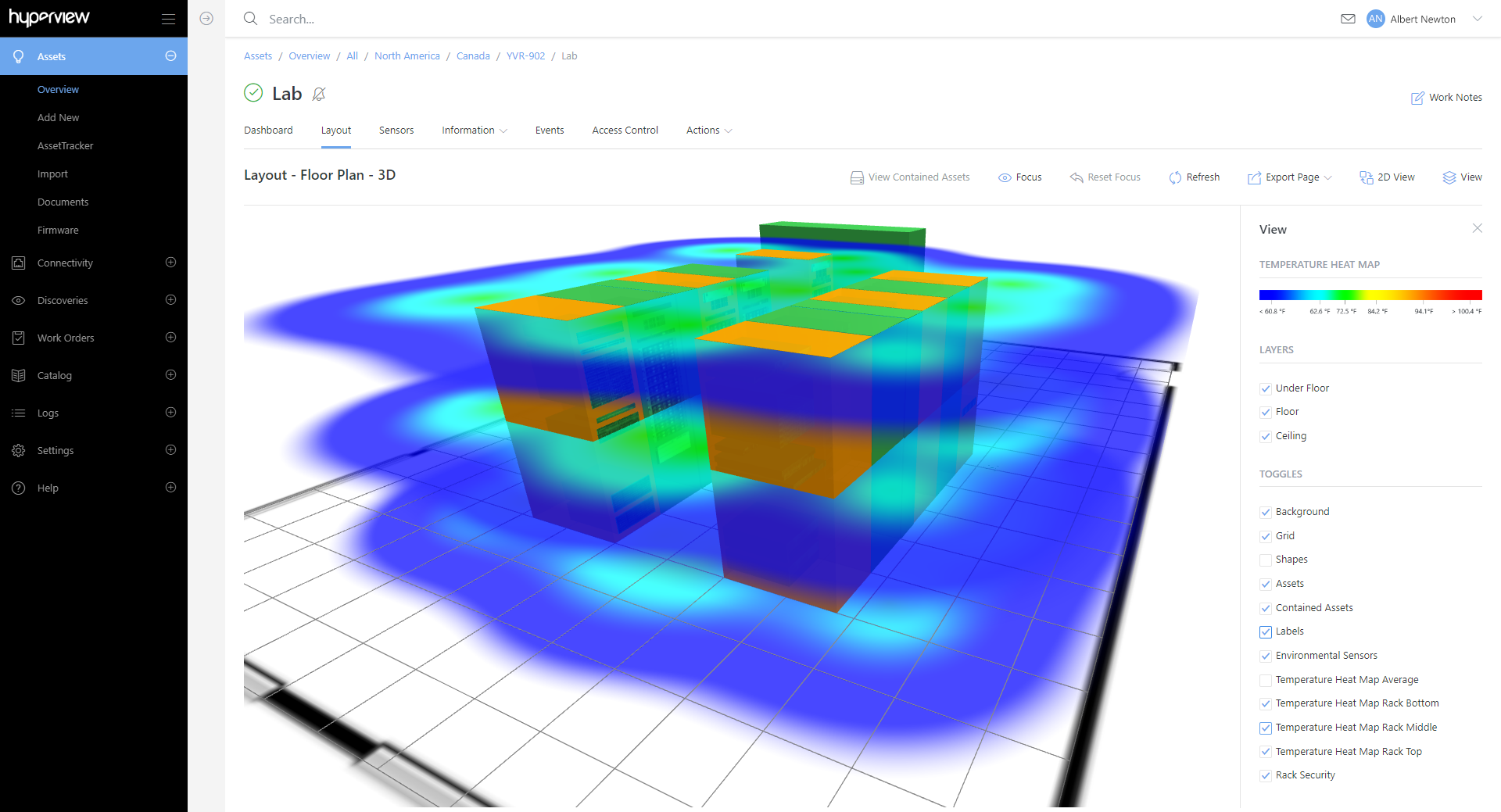 Data center power PUE screenshot